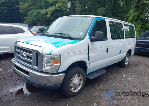 2013 Ford E-150 Xlt z USA, uszkodzony, nr VIN 1FMNE1BW0DDB18185